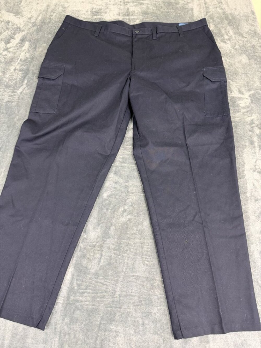 Cintas ComfortFlex Mens Navy Cargo Workwear Pants 48x32 NWT